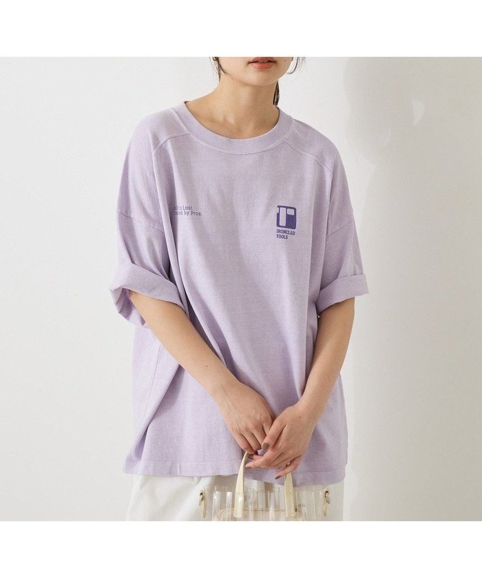 【アメリカンホリック/AMERICAN HOLIC】の【WEB限定】ピグメント5分袖ロゴプルオーバー インテリア・キッズ・メンズ・レディースファッション・服の通販 founy(ファニー) https://founy.com/ ファッション Fashion レディースファッション Ladies' Fashion Online トップス・カットソー Tops/Tshirt シャツ/ブラウス Shirts/Blouses ロング / Tシャツ T-Shirts プルオーバー Pullover カットソー Cut and Sewn カットソー Cut And Sew ショルダー Shoulder ドロップ Drop フロント Front ポケット Pocket リラックス Relax ワイド Wide 夏 Summer 春 Spring S/S・春夏 Ss・Spring/Summer |ID: prp329100004578068 ipo3291000000032427763