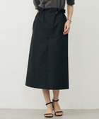 【ジェイ プレス/J.PRESS】の【洗える】シャンブレータフタ ナロー スカート ブラック系|ID: prp329100004578069 ipo3291000000032458444