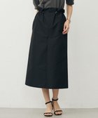 【ジェイ プレス/J.PRESS】の【洗える】シャンブレータフタ ナロー スカート ブラック系|ID: prp329100004578069 ipo3291000000034295304