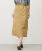 【ジェイ プレス/J.PRESS】の【洗える】シャンブレータフタ ナロー スカート キャメル系|ID: prp329100004578069 ipo3291000000034295305