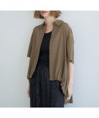 【イェッカ ヴェッカ/YECCA VECCA】の【接触冷感】裾バルーン切替デザインヘムシャツ Khaki|ID: prp329100004578072 ipo3291000000032722422
