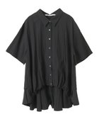 【イェッカ ヴェッカ/YECCA VECCA】の【接触冷感】裾バルーン切替デザインヘムシャツ Black|ID: prp329100004578072 ipo3291000000032722424