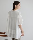 【イェッカ ヴェッカ/YECCA VECCA】の【接触冷感】裾バルーン切替デザインヘムシャツ White|ID: prp329100004578072 ipo3291000000033657111