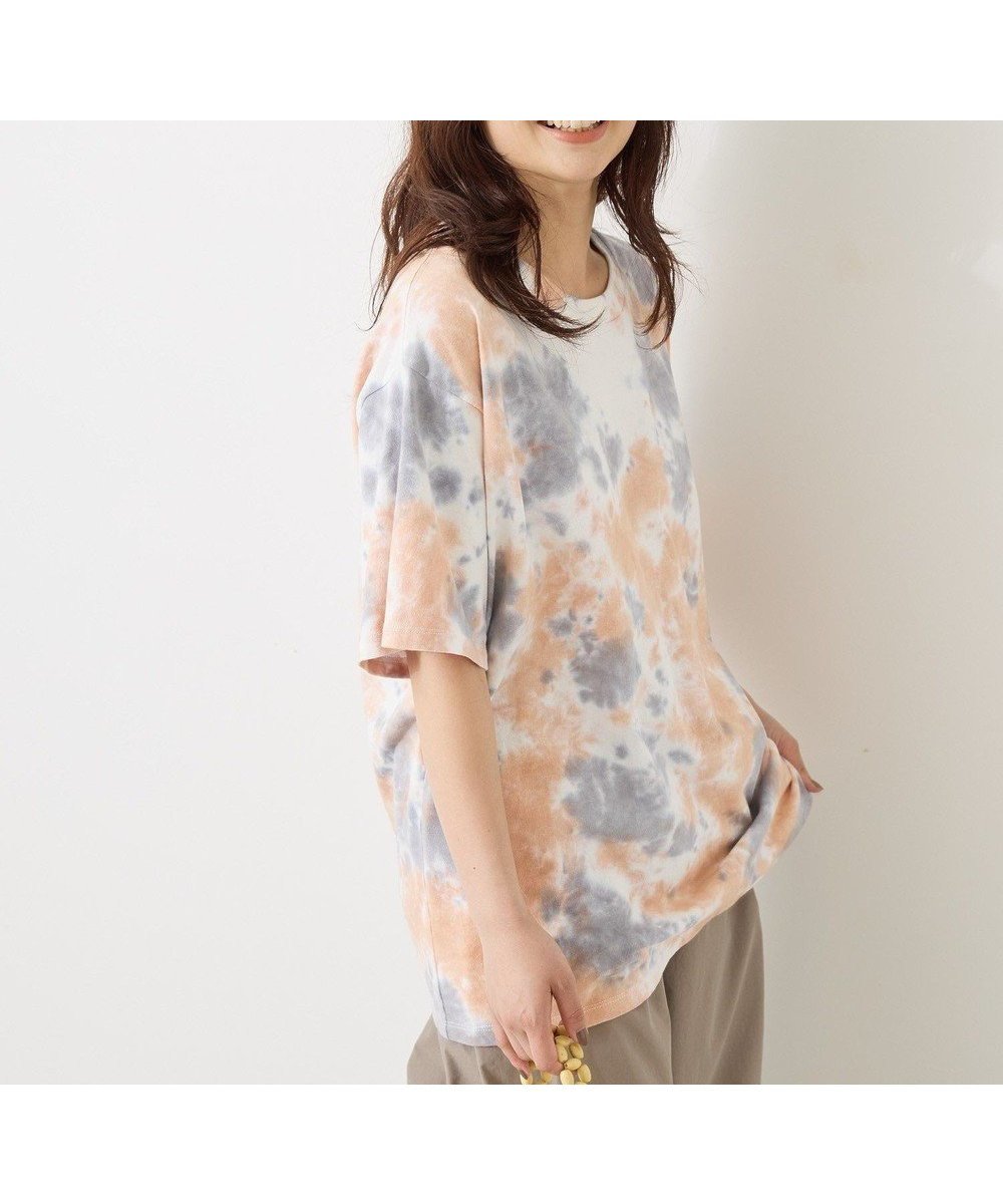 【アメリカンホリック/AMERICAN HOLIC】の【WEB限定】タイダイ染めTシャツ インテリア・キッズ・メンズ・レディースファッション・服の通販 founy(ファニー) 　ファッション　Fashion　レディースファッション　Ladies' Fashion Online　トップス・カットソー　Tops/Tshirt　シャツ/ブラウス　Shirts/Blouses　ロング / Tシャツ　T-Shirts　カットソー　Cut and Sewn　おすすめ　Recommend　カットソー　Cut And Sew　カーゴパンツ　Cargo Pants　ショルダー　Shoulder　デニム　Denim　トレンド　Trend　ドロップ　Drop　ポケット　Pocket　ロング　Long　再入荷　Restock/Back In Stock/Re Arrival　夏　Summer　春　Spring　S/S・春夏　Ss・Spring/Summer　Orange|ID: prp329100004578077 ipo3291000000032619782