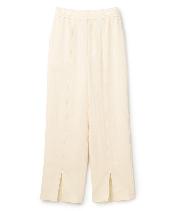 【アンクレイヴ/uncrave】のドレープツイル スリットパンツ インテリア・キッズ・メンズ・レディースファッション・服の通販 founy(ファニー) https://founy.com/ ファッション Fashion レディースファッション Fashion for Women パンツ Pants & Trousers 春 Spring サンダル Sandals, Summer Shoes シューズ Shoes, Footwear ストレート Straight, Straight Cut スリット Slit, Slit Detail センター Center, Center Line バランス Balance, Style Balance フラット Flat, Flat Shoes S/S・春夏 SS, Spring/Summer, Warm Season 夏 Summer エレガント 上品 Elegant |ID: prp329100004578080 ipo3291000000034295331
