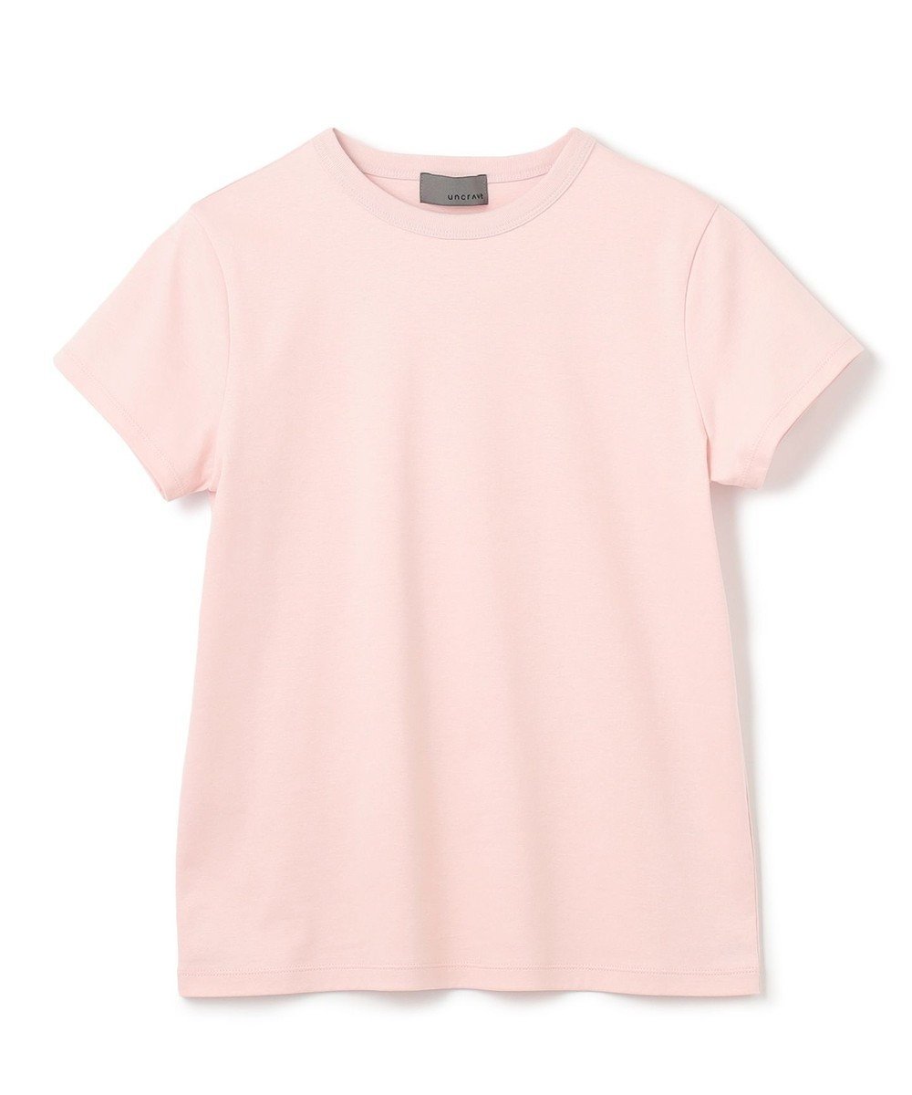 【アンクレイヴ/uncrave】の【接触冷感・洗濯機洗い可】ライトスムース コンパクトTシャツ インテリア・キッズ・メンズ・レディースファッション・服の通販 founy(ファニー) 　ファッション　Fashion　レディースファッション　Fashion for Women　トップス・カットソー　Cut & Sew Tops　シャツ・ブラウス・オフィスカジュアル　Elegant Blouses & Button-Ups　ロングTシャツ・Tシャツ　Longline T-Shirts & Tees　カットソー・ベーシックTシャツ　Cut-and-Sewn Tops / Stretch Tees & Basics　春　Spring　カットソー　Cut and Sewn Top　コンパクト　Compact, Small Size　シルク　Silk, 100% Silk　ボトム　Bottoms, Lower Wear　S/S・春夏　SS, Spring/Summer, Warm Season　夏　Summer　エレガント 上品　Elegant　ピンク|ID: prp329100004578082 ipo3291000000032427870