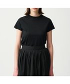 【アンクレイヴ/uncrave】の【接触冷感・洗濯機洗い可】ライトスムース コンパクトTシャツ ブラック|ID: prp329100004578082 ipo3291000000032427874
