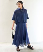 【アンフィーロ 自由区/UNFILO】のライトシアー フレアスカート ダークブルー|ID: prp329100004578095 ipo3291000000035602456