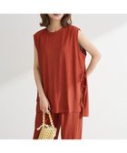 【グリーンパークス/Green Parks】のサイドリボンノースリーブチュニック Orange|ID: prp329100004578097 ipo3291000000036117486