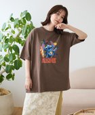 【グリーンパークス/Green Parks】のスティッチ/ウ゛ィンテージ風ピグメントTシャツ Brown|ID: prp329100004578102 ipo3291000000032428029