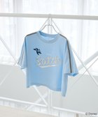 【グリーンパークス/Green Parks】のスティッチ/メタルプリントクロップドミニ裏毛プル Light Blue|ID: prp329100004578108 ipo3291000000032428080