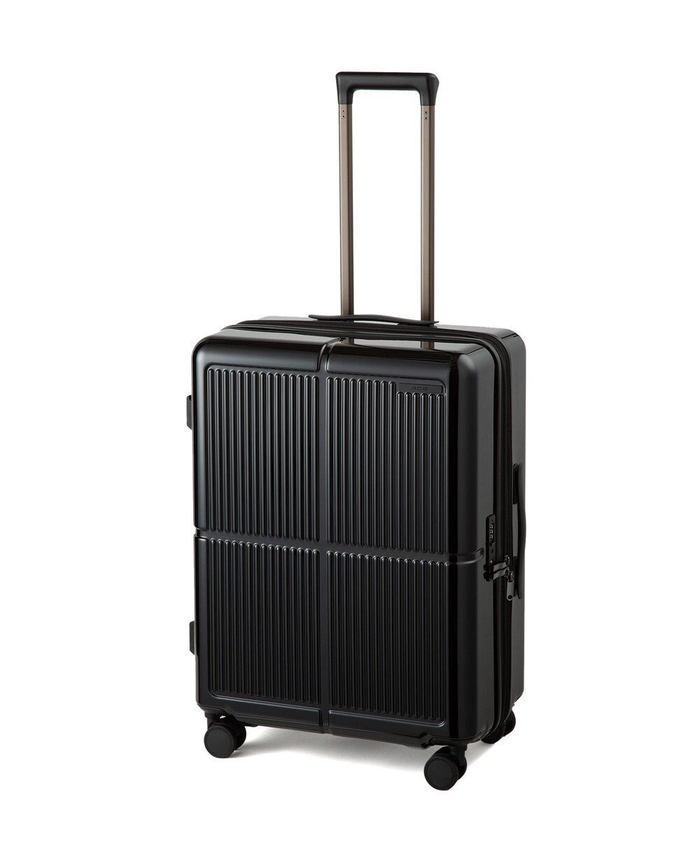 【エースバッグズアンドラゲッジ/ACE BAGS & LUGGAGE】の【WEB限定】 ACE ファームロード スーツケース 63L 05892 エース インテリア・キッズ・メンズ・レディースファッション・服の通販 founy(ファニー) 　ファッション　Fashion　レディースファッション　Ladies' Fashion Online　スーツ　Suits　シンプル　Simple　トラベル　Travel　ハンドバッグ　Handbag　メンズ　Mens　リュック　Ruck Sack　再入荷　Restock/Back In Stock/Re Arrival　旅行　Travel　スーツケース キャリーケース　Suitcase　ブラック|ID: prp329100004578116 ipo3291000000032428165