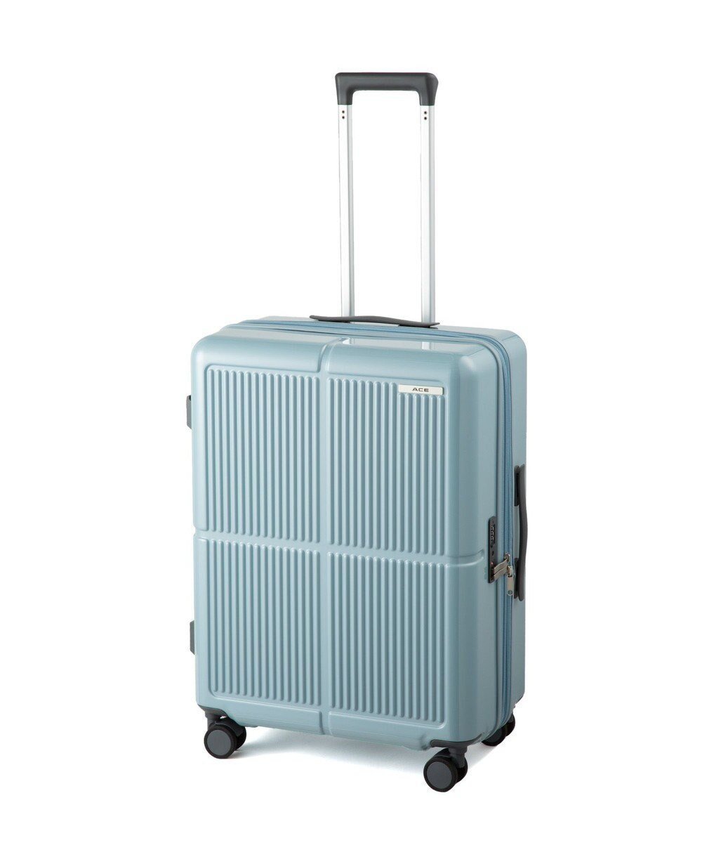 【エースバッグズアンドラゲッジ/ACE BAGS & LUGGAGE】の【WEB限定】 ACE ファームロード スーツケース 63L 05892 エース インテリア・キッズ・メンズ・レディースファッション・服の通販 founy(ファニー) 　ファッション　Fashion　レディースファッション　Ladies' Fashion Online　スーツ　Suits　シンプル　Simple　トラベル　Travel　ハンドバッグ　Handbag　メンズ　Mens　リュック　Ruck Sack　再入荷　Restock/Back In Stock/Re Arrival　旅行　Travel　スーツケース キャリーケース　Suitcase　アイスグレー|ID: prp329100004578116 ipo3291000000032428169