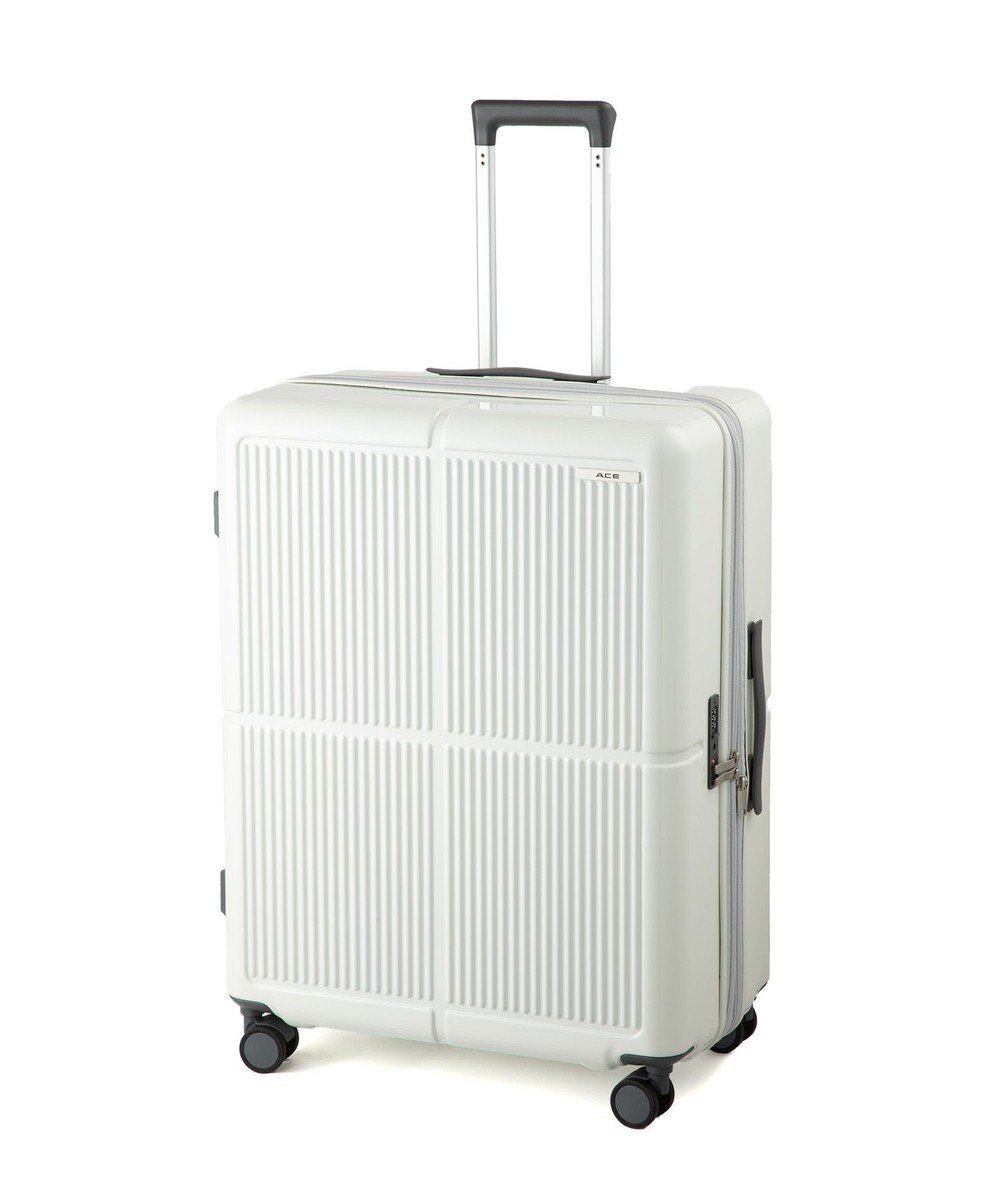 【エースバッグズアンドラゲッジ/ACE BAGS & LUGGAGE】の【WEB限定】 ACE ファームロード スーツケース 89L 05893 エース インテリア・キッズ・メンズ・レディースファッション・服の通販 founy(ファニー) 　ファッション　Fashion　レディースファッション　Ladies' Fashion Online　スーツ　Suits　シンプル　Simple　トラベル　Travel　ハンドバッグ　Handbag　メンズ　Mens　リュック　Ruck Sack　再入荷　Restock/Back In Stock/Re Arrival　旅行　Travel　スーツケース キャリーケース　Suitcase　アイボリー|ID: prp329100004578117 ipo3291000000032428183