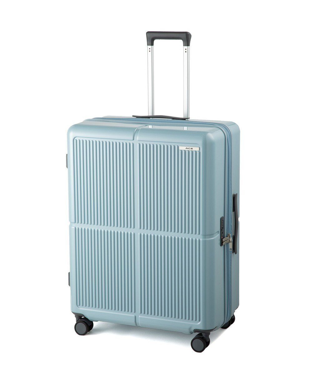 【エースバッグズアンドラゲッジ/ACE BAGS & LUGGAGE】の【WEB限定】 ACE ファームロード スーツケース 89L 05893 エース インテリア・キッズ・メンズ・レディースファッション・服の通販 founy(ファニー) 　ファッション　Fashion　レディースファッション　Ladies' Fashion Online　スーツ　Suits　シンプル　Simple　トラベル　Travel　ハンドバッグ　Handbag　メンズ　Mens　リュック　Ruck Sack　再入荷　Restock/Back In Stock/Re Arrival　旅行　Travel　スーツケース キャリーケース　Suitcase　アイスグレー|ID: prp329100004578117 ipo3291000000032428186