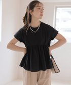【組曲/KUMIKYOKU】の【洗濯機可】ツイルジャージーティアード カットソー 人気、トレンドファッション・服の通販 founy(ファニー) ファッション Fashion レディースファッション Ladies' Fashion Online トップス・カットソー Tops/Tshirt シャツ/ブラウス Shirts/Blouses ロング / Tシャツ T-Shirts カットソー Cut and Sewn 春 Spring カットソー Cut And Sew スリーブ Sleeve ツイル Twill ティアード Tiered フレンチ French ラウンド Round S/S・春夏 Ss・Spring/Summer 夏 Summer エレガント 上品 Elegant thumbnail ブラック系|ID: prp329100004578126 ipo3291000000032605134