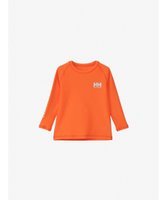 【ヘリーハンセン/HELLY HANSEN / KIDS】の【キッズ・吸湿速乾・UVカット・耐海水・耐塩素・記名ラベル付】ロングスリーブフラッシュカラーラッシュガード 人気、トレンドファッション・服の通販 founy(ファニー) ファッション Fashion キッズファッション Fashion for Kids イエロー Yellow オレンジ Orange 夏 Summer 春 Spring S/S・春夏 SS, Spring/Summer, Warm Season 水着 Swimsuit, Swimwear |ID:prp329100004579187