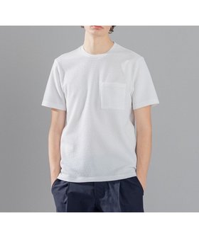 【ジョゼフ オム/JOSEPH HOMME / MEN】の【オリジナル素材】ライトタックジャージー クルーネック 人気、トレンドファッション・服の通販 founy(ファニー) ファッション Fashion メンズファッション Fashion for Men トップス・カットソー Cut & Sew Tops メンズシャツ Shirts アンサンブル Ensemble Set カットソー Cut and Sewn Top シンプル Simple, Minimal セットアップ Set-Up, Coordinated Outfit ベーシック Basic, Essential ポケット Pocket, Pocket Detail レギュラー Regular, Standard Fit 半袖 Short Sleeve, Half Sleeve 夏 Summer 春 Spring S/S・春夏 SS, Spring/Summer, Warm Season 軽量 Lightweight, Ultra Light 雑誌 Magazine, Fashion Magazine |ID:prp329100004579241