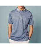 【ジョセフ アブード/JOSEPH ABBOUD / MEN】の【リネン素材/清涼感/吸水速乾】リネン天竺 ポロシャツ サックスブルー系|ID: prp329100004579251 ipo3291000000032649535