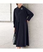【23区/NIJYUSANKU】の【VERYコラボ】トリアセダブルジョーゼット つけ襟 ボウタイワンピース ネイビー系|ID: prp329100004579255 ipo3291000000033023295