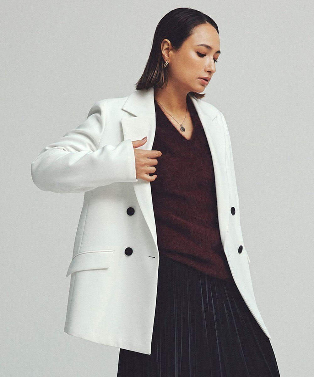 【アイシービー/iCB】のパデッドテーラードジャケット 人気、トレンドファッション・服の通販 founy(ファニー) 　ファッション　Fashion　レディースファッション　Fashion for Women　アウター　Coat / Outerwear Collection　レディースジャケット・軽アウター　Jackets　テーラードジャケット / 通勤・きれいめスタイル　Tailored Jackets & Blazers　ジャケット　Jacket, Outerwear　ダブル　Double, Double-Breasted　定番　Standard, Basic Item　冬　Winter / This Winter　A/W・秋冬　Autumn/Winter　2024年　2024　2024-2025秋冬・A/W　Autumn/Winter 2024–25 AW24–25　 other-1|ID: prp329100004579257 ipo3291000000033677680