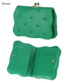 【ツモリチサト キャリー/tsumori chisato CARRY】のぷちネコ 2つ折り財布 がま口 グリーン|ID: prp329100004579272 ipo3291000000033003210