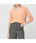 【ベイジ,/BEIGE,】のPIERIS / Vネックニット Apricot×Slate|ID: prp329100004579289 ipo3291000000034317552