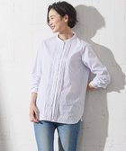 【ジェイ プレス/J.PRESS】の【洗える】BEZ VEGA ストライプ ピンタック ブラウス ホワイト系1|ID: prp329100004579312 ipo3291000000032440739