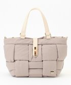 【ラ バガジェリー/LA BAGAGERIE】のパデットブロック2WAYミニトート グレージュ|ID: prp329100004579314 ipo3291000000033667783