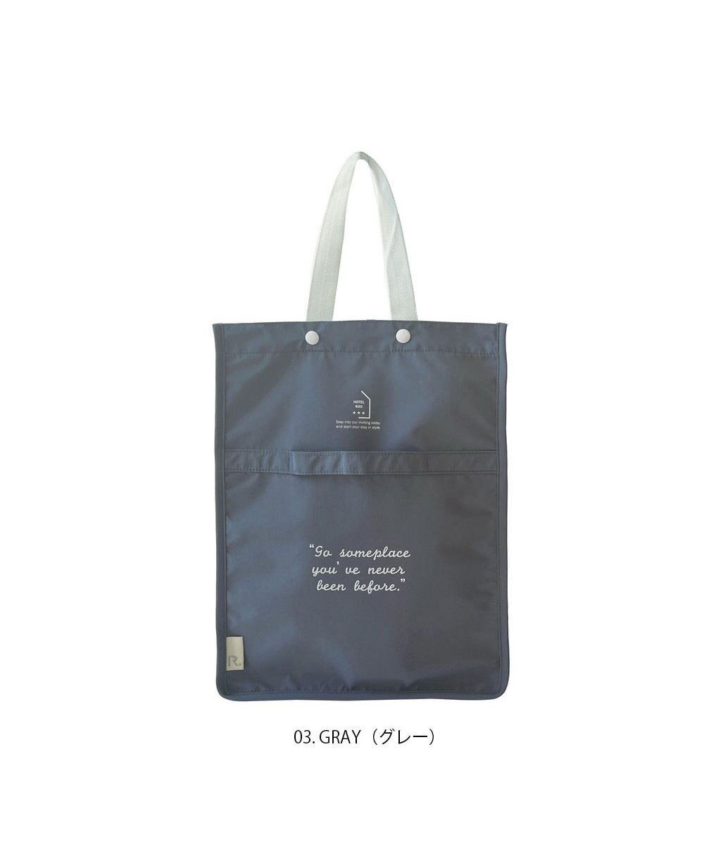 【ルートート/ROOTOTE】の1114【スパバッグ】EU.スパルー.バーチカル.イントリップ-A インテリア・キッズ・メンズ・レディースファッション・服の通販 founy(ファニー) 　ファッション　Fashion　レディースファッション　Ladies' Fashion Online　バッグ　Bag　洗える　Washable　カメラ　Camera　スマート　Smart　タオル　Towel　フェイス　Face　フロント　Front　ポケット　Pocket　メッシュ　Mesh　旅行　Travel　小旅行　Trip　NEW・新作・新着・新入荷　New Arrivals　03:グレー|ID: prp329100004579372 ipo3291000000032441396