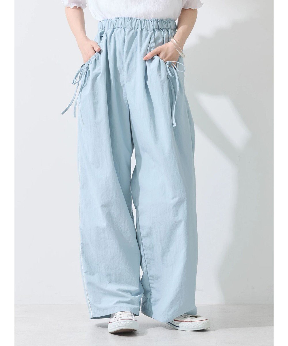 【アースミュージックアンドエコロジー/earth music&ecology】のサイドリボンラインパンツ 人気、トレンドファッション・服の通販 founy(ファニー) 　ファッション　Fashion　レディースファッション　Fashion for Women　パンツ　Pants & Trousers　フィット　Fit, Slim Fit　ポケット　Pocket, Pocket Detail　リボン　Ribbon, Bow　夏　Summer　春　Spring　S/S・春夏　SS, Spring/Summer, Warm Season　 other-1|ID: prp329100004579389 ipo3291000000033686117