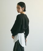 【グリーンパークス/Green Parks】のa.バックレースアップスウェット Black|ID: prp329100004579457 ipo3291000000032734455