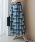 【23区/NIJYUSANKU】の【WEB 一部店舗限定/洗える】手書き風チェックプリント ギャザー スカート 人気、トレンドファッション・服の通販 founy(ファニー) ファッション Fashion レディースファッション Fashion for Women スカート Skirts 春 Spring 洗える Machine Washable ギャザー Gathered, Ruffled シアー Sheer, See-Through シンプル Simple, Minimal チェック Check, Plaid, Tartan トレンド Trend, Trending Now フラット Flat, Flat Shoes プリント Print, Printed Pattern S/S・春夏 SS, Spring/Summer, Warm Season 夏 Summer 2025年 2025 2025春夏・S/S Spring/Summer 2025 SS25 thumbnail ブルーチェック|ID: prp329100004579462 ipo3291000000032710903