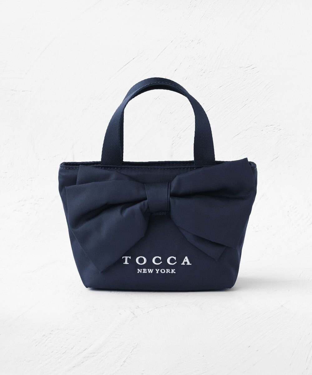 【トッカ/TOCCA】の【撥水】WISH RIBBON POUCHBAG ポーチ インテリア・キッズ・メンズ・レディースファッション・服の通販 founy(ファニー) 　ファッション　Fashion　レディースファッション　Fashion for Women　ミニ財布・二つ折り財布　Wallets & Card Cases　ポーチ&ミニバッグ　Pouches & Mini Bags　冬　Winter / This Winter　フェミニン　Feminine, Girly　フォルム　Silhouette, Form　フロント　Front, Front Design　ポケット　Pocket, Pocket Detail　ポーチ　Pouch, Small Case　モチーフ　Motif, Design Theme　リボン　Ribbon, Bow　リュクス　Luxury, Elegant, High-End, Chic　A/W・秋冬　Autumn/Winter　財布　Wallet, Purse　ネイビー系|ID: prp329100004579463 ipo3291000000032442133