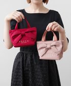 【トッカ/TOCCA】の【撥水】WISH RIBBON POUCHBAG ポーチ レッド系|ID: prp329100004579463 ipo3291000000032601255