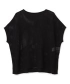 【アンフィーロ 自由区/UNFILO】のメッシュ ハーフスリーブ ニット 人気、トレンドファッション・服の通販 founy(ファニー) ファッション Fashion レディースファッション Fashion for Women トップス・カットソー Cut & Sew Tops ニット Knit Tops & Sweaters ウォッシャブル Machine Washable スリーブ Sleeve, Long Sleeve / Short Sleeve セーター Sweater, Knitwear ハーフ Half, Half-Length フレンチ French, French Style メッシュ Mesh, Net Fabric ワイド Wide, Wide Fit エレガント 上品 Elegant 夏 Summer 抗菌 Antibacterial, Bacteria-Resistant 春 Spring S/S・春夏 SS, Spring/Summer, Warm Season thumbnail ブラック|ID: prp329100004579465 ipo3291000000036287766