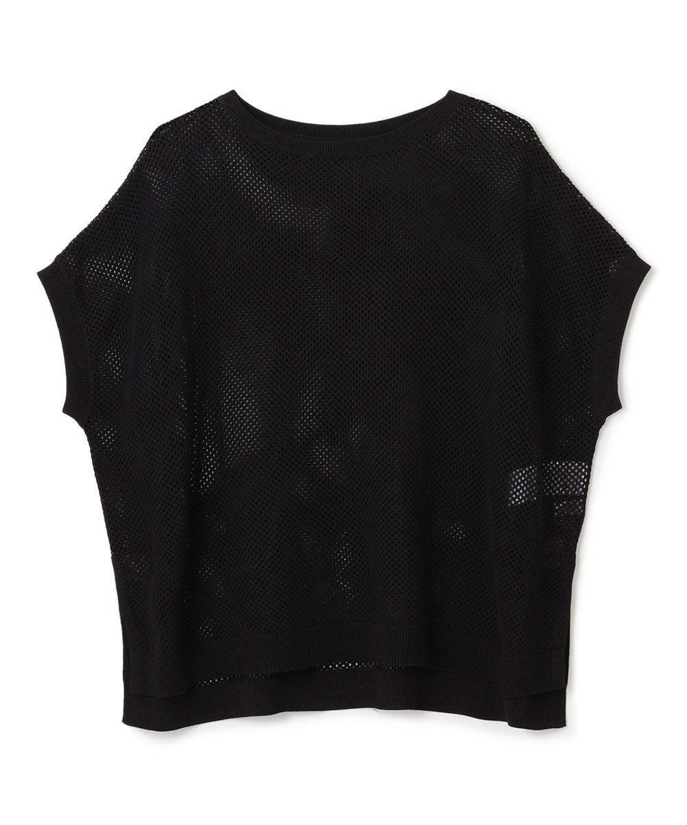 【アンフィーロ 自由区/UNFILO】のメッシュ ハーフスリーブ ニット インテリア・キッズ・メンズ・レディースファッション・服の通販 founy(ファニー) ファッション Fashion レディースファッション Fashion for Women トップス・カットソー Cut & Sew Tops ニット Knit Tops & Sweaters ウォッシャブル Machine Washable スリーブ Sleeve, Long Sleeve / Short Sleeve セーター Sweater, Knitwear ハーフ Half, Half-Length フレンチ French, French Style メッシュ Mesh, Net Fabric ワイド Wide, Wide Fit エレガント 上品 Elegant 夏 Summer 抗菌 Antibacterial, Bacteria-Resistant 春 Spring S/S・春夏 SS, Spring/Summer, Warm Season ブラック|ID: prp329100004579465 ipo3291000000036287766