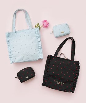 【トッカ/TOCCA】の【撥水】DANCING LOVE FRILL SUBBAG サブバッグ 人気、トレンドファッション・服の通販 founy(ファニー) ファッション Fashion レディースファッション Fashion for Women バッグ Bags 冬 Winter / This Winter コンパクト Compact, Small Size トラベル Travel, Travel Gear フェミニン Feminine, Girly フォルム Silhouette, Form フリル Frill, Ruffle ポケット Pocket, Pocket Detail ラップ Wrap, Wrap Design リュクス Luxury, Elegant, High-End, Chic A/W・秋冬 Autumn/Winter 財布 Wallet, Purse |ID:prp329100004579467