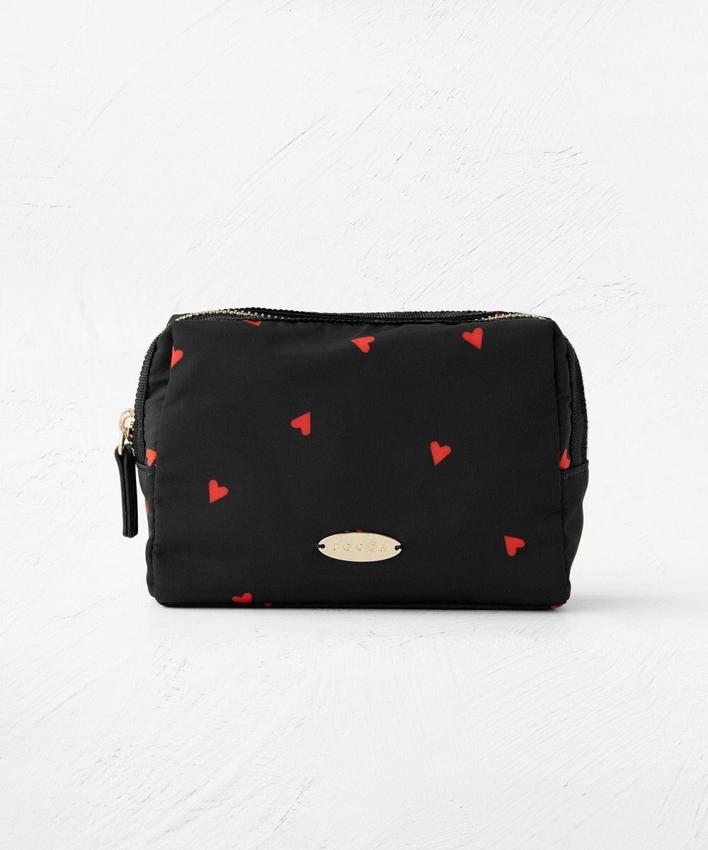 【トッカ/TOCCA】の【撥水】DANCING LOVE POUCH ポーチ インテリア・キッズ・メンズ・レディースファッション・服の通販 founy(ファニー) 　ファッション　Fashion　レディースファッション　Ladies' Fashion Online　財布　Wallets　ポーチ　Pouches　冬　Winter　トラベル　Travel　フェミニン　Feminine　フォルム　Form　ポケット　Pocket　ポーチ　Pouch　リュクス　Luxe　A/W・秋冬　Aw・Autumn/Winter・Fw・Fall-Winter　財布　Wallet　ビジネス 仕事 通勤　Business　ブラック系|ID: prp329100004579468 ipo3291000000032442175