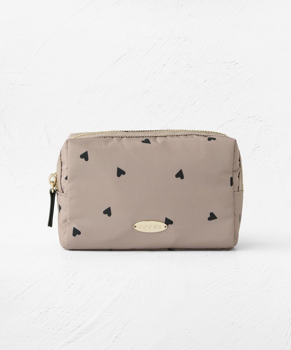 【トッカ/TOCCA】の【撥水】DANCING LOVE POUCH ポーチ インテリア・キッズ・メンズ・レディースファッション・服の通販 founy(ファニー) 　ファッション　Fashion　レディースファッション　Ladies' Fashion Online　財布　Wallets　ポーチ　Pouches　冬　Winter　トラベル　Travel　フェミニン　Feminine　フォルム　Form　ポケット　Pocket　ポーチ　Pouch　リュクス　Luxe　A/W・秋冬　Aw・Autumn/Winter・Fw・Fall-Winter　財布　Wallet　ビジネス 仕事 通勤　Business　ベージュ系|ID: prp329100004579468 ipo3291000000032442176
