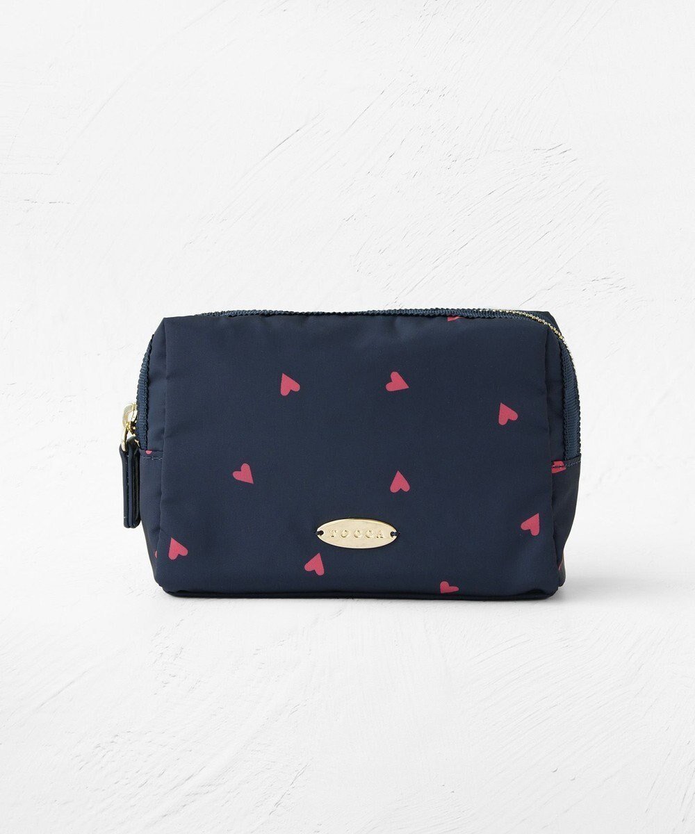 【トッカ/TOCCA】の【撥水】DANCING LOVE POUCH ポーチ インテリア・キッズ・メンズ・レディースファッション・服の通販 founy(ファニー) 　ファッション　Fashion　レディースファッション　Ladies' Fashion Online　財布　Wallets　ポーチ　Pouches　冬　Winter　トラベル　Travel　フェミニン　Feminine　フォルム　Form　ポケット　Pocket　ポーチ　Pouch　リュクス　Luxe　A/W・秋冬　Aw・Autumn/Winter・Fw・Fall-Winter　財布　Wallet　ビジネス 仕事 通勤　Business　ネイビー系|ID: prp329100004579468 ipo3291000000032442179