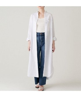 【リポトレンタアンニ/Ripo trenta anni】の【洗える】リネンSTRロングシャツワンピース 人気、トレンドファッション・服の通販 founy(ファニー) ファッション Fashion レディースファッション Fashion for Women ワンピース Dresses シャツワンピース / 1枚で着映えコーデ Shirt Dresses 洗える Machine Washable デニム Denim, Jeans Material リネン Linen, Linen Fabric リラックス Relax, Relaxed Fit 夏 Summer エレガント 上品 Elegant |ID:prp329100004579488