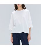 【ベイジ,/BEIGE,】の【洗える・GLOW 8月号掲載】S.BABILA / スリットネックオーバーサイズTシャツ Ecru|ID: prp329100004579493 ipo3291000000033372598