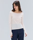 【ベイジ,/BEIGE,】の【洗える】MARINO / 2WAYリブコンパクトカーディガン Ecru|ID: prp329100004579495 ipo3291000000032442335