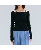 【ベイジ,/BEIGE,】の【洗える】MARINO / 2WAYリブコンパクトカーディガン Black|ID: prp329100004579495 ipo3291000000032442339