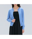 【ベイジ,/BEIGE,】の【洗える】NADIA / レザーラインジップカーディガン Sky|ID: prp329100004579498 ipo3291000000032442372