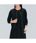 【ベイジ,/BEIGE,】の【洗える】NADIA / レザーラインジップカーディガン Black|ID: prp329100004579498 ipo3291000000032442374