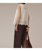 【グレース コンチネンタル/GRACE CONTINENTAL】のレース刺繍ベスト ホワイト|ID: prp329100004579503 ipo3291000000032442410