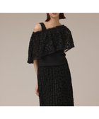 【グレース コンチネンタル/GRACE CONTINENTAL】のレースケープカットトップ ブラック|ID: prp329100004579506 ipo3291000000032442439