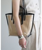 【モローバイサンク/MORROW by thank】の【撥水・軽い】CECILY OW 2way バッグ 1インナーSET ブラック X N.ラフィア|ID: prp329100004579509 ipo3291000000032442481